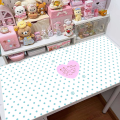 Cute Dot Mouse Pu Leather Mousepad Office Desk Mat Mouse Pad Computer Speed Type Carpet Mat Player Laptop Keyboard Cartoon.