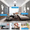 5G Wifi E27 Bulb Surveillance Camera Night Vision Automatic Human Tracking 4X Digital Zoom Video smart home Security Monitor. 