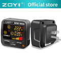 ZOYI Digital Socket Tester Smart Voltage Detector RCD GFCI NCV Test Large display Outlet checker EU US UK Plug Ground Zero Line. 