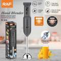 RAF Hand Blender - Original | Hand blender | Powerfull Motor | 4 Stainless Steel Blades | High & Imported Quality. 