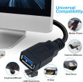 USB 3.0 Extension Cable 5M/3M/1.5M/0.5M/0.3M Super Speed USB 3.0 Extension Cord USB 3.0 Male to Female Cable for Windows Macs PC. 