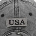 Denim Usa Baseball Cap Patriotic Fashion Mens Casual Hat Trendy American Flag Snapback Stylish Vintage Dad Hat. 