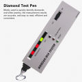 Moissanite Pen LCD Display Diamond Tester Moissanite Hardness Detector Jeweler Testing Tool with LED Indicator. 