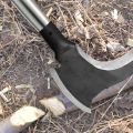 1PC High Manganese Double Scythe Steel Grass Sickle Multi Functional Lawn Mower Cutting Trees Sickle Outdoor Agricultural Tools. 