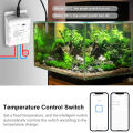 Tuya Wifi Smart Temperature Switch Monitoring Electricity Statistics 16A 3000W Relay Timing Intelligent Thermostat Probe. 