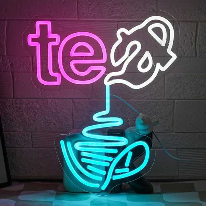 Tea Neon Sign, | Neon Business logo | Neon sign for Restaurant. | Daraz.pk