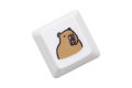 Cute Capybara Keycap Meme Keycap Dye Subbed keycaps for mx stem Gaming Mechanical Keyboards White Shui tun OEM Profile. 
