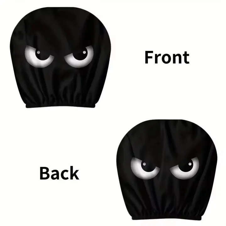 2PCS%20Funny%20Slanted%20Eyes%20Cartoon%20Print%20Car%20Pillowcase%20Cover%20Soft%20Comfortable%20Automobile%20Auto%20Seat%20Headrest%20Washable%20Fabric%20-%20Image%205