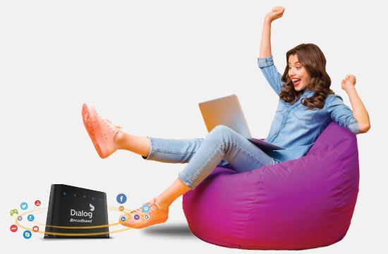 Dialog 4G Router Homebroadband- Prepaid Connection