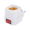 E27 LED Light Lamp Bulbs Socket Base Holder US Plug Light Adapter ON/OFF Switch White Lamp Holder for LED Table Lamp LED.