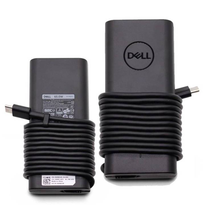 Dell Type C 65W Adapter For Laptop (Fast Charging) | Daraz.pk