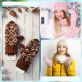 4 Sizes Wooden Mitten Blocker Knitting Set Wood Glove Knitting Model Tool Household Display Hand Knitting Gloves making kit. 
