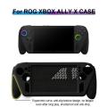 For ROG For Xbox Ally X Silicone Protective Case With Back Bracket Non-slip And Anti-fall Handheld Protective Cover .