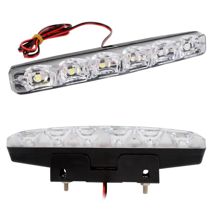 LEEPEE%201%20Pair%20DRL%20LED%20Car%20Daytime%20Running%20Lights%206%20LEDs%20DC%2012V%20Auto%20Fog%20Light%20Driving%20Lamps%20Car-syling%20Super%20Bright%20-%20Image%204