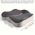 Memory Foam Seat Cushion Tailbone Sciatica Back Pain Relief Comfort Office Chair Car Seat Cushion Non-Slip Orthopedic MemoryFoam.