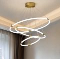 Modern Led Three Step Ring Hanging Pendant Light For Indoor Lighting. 