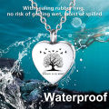 Tree of Life Urn Necklace for Men Women Heart Cremation Jewelry for Ashes of Loved Ones Keepsake Memorial Urn Locket.