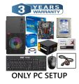 Full New Desktop Only pc. Core 2 Duo Processor RAM 8GB DDR3 Main Board : Intel/Asus/Gigabyte/Asonic G41 HDD 250 GB keyboard mouse..