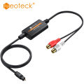 Neoteck 192kHz DAC Converter SPDIF to RCA Digital to Analog Audio Converter Optical Toslink to RCA Audio Adapter. 