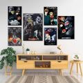 Classic Anime D-Death Note High Quality Print Poster Waterproof Wall Art Movie Posters For Living Bedroom Retro Room Decor Gift. 
