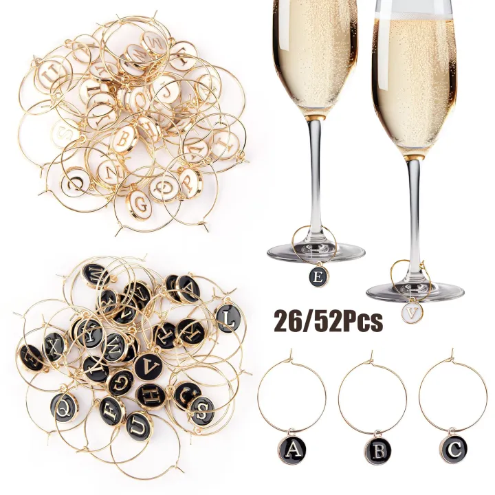 26/52Pcs%20Wine%20Glass%20Charms%20Wine%20Glass%20Markers%20Wine%20Glass%20Charm%20Rings%20with%20Letter%20Wine%20Charms%20for%20Stem%20Glass%20Wedding%20Party%20Decor%20-%20Image%202
