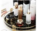 Makeup Organizer Tray, Decorative Vanity Tray, Round Cosmetic Storage for Jewelry, Makeup, Perfume, Decor and More. 