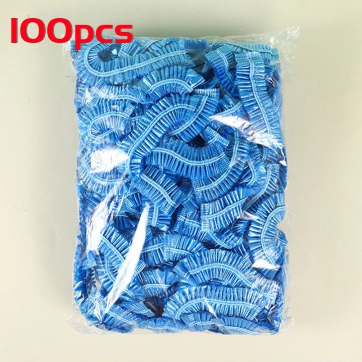 Women's%20Disposable%20Shower%20Cap,%20Plastic%20Waterproof%20Head%20Cover,%20Pink%20Spa%20Salon,%20Hotel%20Hair%20Dye,%20Elastic%20Hair%20Cap,%20100%20Pieces/set%20-%20Image%207