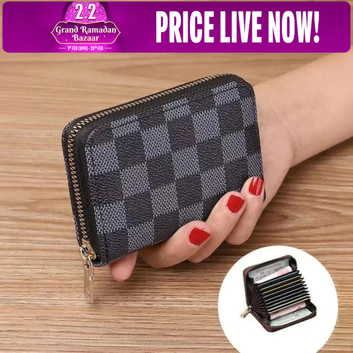 Multi Slot Card Holder Vintage Small Wallet