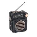 Mini Pocket Radio FM AM SW Stereo Radios Receiver Bluetooth Flashlight Music Player Built-in Speaker Radio For Outdoor Cycling. 