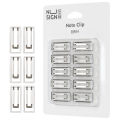 Nusign Paper Clip Silver Color Metal Document Binding Note Clips Bookmark Office Supplies.