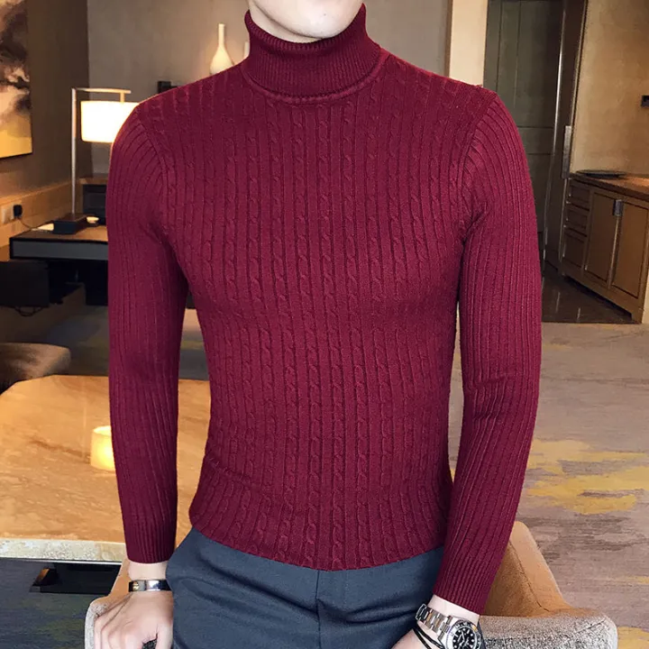 Winter%20High%20Neck%20Thick%20Warm%20Sweater%20Men%20Turtleneck%20Brand%20Mens%20Sweaters%20Slim%20Fit%20Pullover%20Men%20Knitwear%20Male%20Double%20Collar%20-%20Image%204