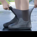 1 Pair  Rain Boot Overshoes For Outdoor Use, Silicone Waterproof Shoe Covers, Rainy Day Shoe Cover, Reusable Non-Slip Rain. 