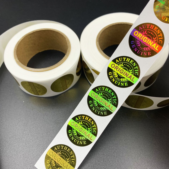 500pcs/1000pcs%20Rolled%20Gold%20VOID%20Authentic%20Tamper%20Proof%20Holographic%20Original%20Stickers%20for%20Commercial%20Business%20%20Package%20Box%20-%20Image%205