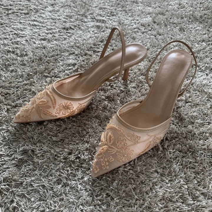Mesh%20Embroidered%20Fashion%20Sandals%20Women%20String%20Bead%20High%20Heels%20Mules%20Shoes%20Pointed%20Toe%20Slingback%20Slippers%20Women%20Zapatos%20De%20Mujer%20-%20Image%204