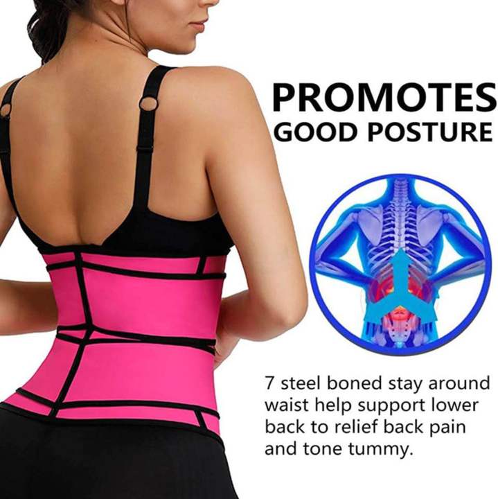Vuirrm%20Women%20Tummy%20Control%20Corset%20Shapewear%20Waist%20Cincher%20Corset%20Shapewear%20Pink%20-%20Image%204