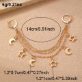 1/2pcs/set Hollow Star & Moon Shoe Charms – Celestial Clips for Sneakers & Crocs.. 