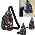 Crossbody bag, crossbody purse, shoulder bag, versatile bag, ethnic canvas backpack on the chest/back. 