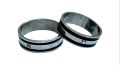Stylish Silver, Black, Gold Titanium Ring/Chala For Men / Boys. 