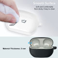 For  WF-1000XM5 Case Cover Smooth Surface Comfortable Soft Silicone Vogue Simple Style WF 1000xm5  Protective Case with Hook. 