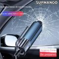 A4 Car Window Breaker Portable Seatbelt Cutter Glass Breaking Tool Stick Life Saving Safe Escape Rescue Tool Safety Hammer. 