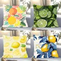 Lemon Pillow Case Square Pillow Bedroom Sofa Leisure Comfort Cushion Car Living Room Home Decoration 40X40. 