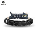 ROCKBROS Cycling Lock Password Helmet Lock Creative Ultra-Light Cat Steel Bicycle Cat Lock Anti Theft Bike Lock Accessories. 