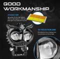 1-pcs OWL EYE led fog light with long range ultra bright (white, yellow or multi) 1pcs light plastic body. 
