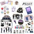 25 pcs BTS aesthetic stickers for journaling laptops f. 
