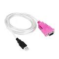 USB to RS232 DB9 Serial Cable 9-pin Shielding High Speed Data Transmission Dual Chip Computer Printer Scanner. 