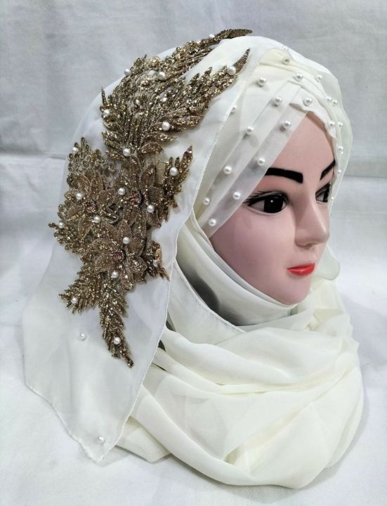 ladies%20Fancy%20Hijab%20New%20Available%20Bunch%20Turkish%20Bridal%20Stylish%20Scarf%20-%20Image%202