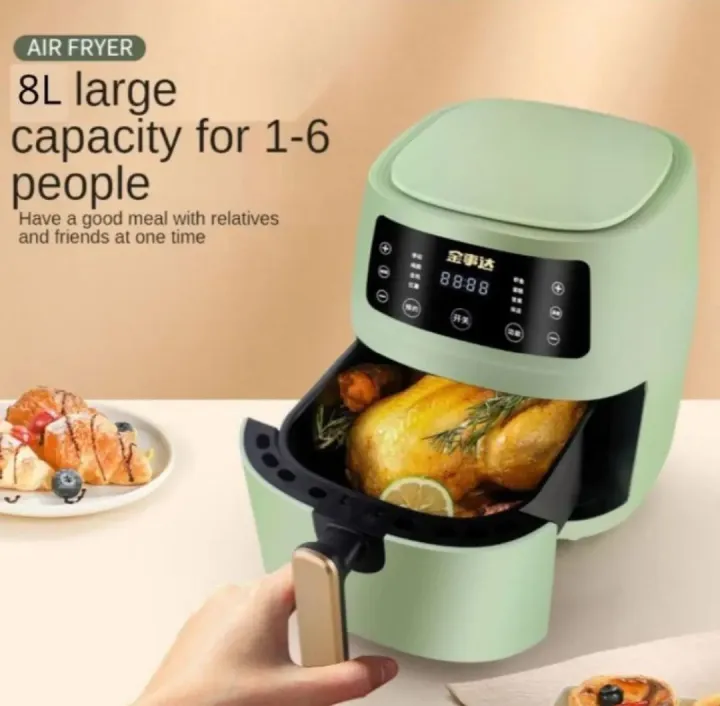 Silver%20Crest%20Extra%20Large%20Capacity%20Air%20Fryer%208%20Liter%20-%20Image%202