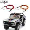 1/10 RC Kinetic Winch Rope with Strap Hook for Rigs Rock LCG Crawler Gspeed SCX10 TRX4 CFX TF2 Power Wagon Cliffhanger Body.