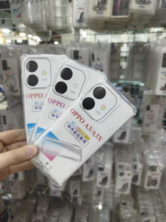 Oppo A3/A3x Transparent Shockproof jelly back Cover