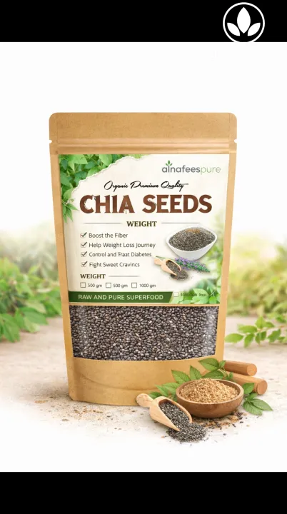 Chia Seeds Powder a Healthy Food and Great for Salads, Yogurt ...
